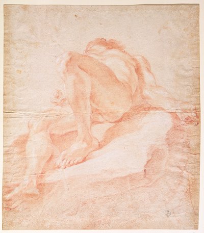 Boceto para la figura que representa el Danubio para 